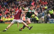 11 June 2017; Cillian O'Connor of Mayo in action against David Wynne of Galway during the Connacht GAA Football Senior Championship Semi-Final match between Galway and Mayo at Pearse Stadium, in Salthill, Galway. Photo by Ray McManus/Sportsfile