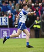 11 June 2017; Conor McManus of Monaghan celebrates after scoring his sides only goal during the Ulster GAA Football Senior Championship Quarter-Final match between Cavan and Monaghan at Kingspan Breffni, in Cavan. Photo by Oliver McVeigh/Sportsfile