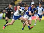 11 June 2017; Conor McCarthy of Monaghan in action against Niall Murray of Cavan during the Ulster GAA Football Senior Championship Quarter-Final match between Cavan and Monaghan at Kingspan Breffni, in Cavan. Photo by Oliver McVeigh/Sportsfile