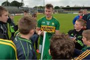 11 June 2017; James O'Donoghue of Kerry signs autographs for supporters following the Munster GAA Football Senior Championship Semi-Final match between Kerry and Clare at Cusack Park, in Ennis, Co. Clare. Photo by Sam Barnes/Sportsfile