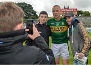 11 June 2017; Kieran Donaghy of Kerry poses for a photograph with supporters following the Munster GAA Football Senior Championship Semi-Final match between Kerry and Clare at Cusack Park, in Ennis, Co. Clare. Photo by Sam Barnes/Sportsfile