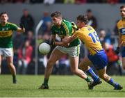 11 June 2017; Paul Geaney of Kerry in action against Cian O'Dea of Clare during the Munster GAA Football Senior Championship Semi-Final match between Kerry and Clare at Cusack Park, in Ennis, Co. Clare. Photo by Sam Barnes/Sportsfile
