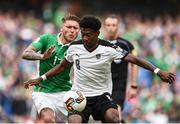 11 June 2017; David Alaba of Austria in action against Jeff Hendrick of Republic of Ireland during the FIFA World Cup Qualifier Group D match between Republic of Ireland and Austria at Aviva Stadium, in Dublin.  Photo by Seb Daly/Sportsfile