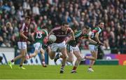 11 June 2017; Fionntán Ó Curraoin of Galway in action against Stephen Coen of Mayo during the Connacht GAA Football Senior Championship Semi-Final match between Galway and Mayo at Pearse Stadium, in Salthill, Galway. Photo by Daire Brennan/Sportsfile