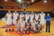 25 January 2012; The Tallaght Community School team. All-Ireland Schools Cup U19C Boys Final, St. Vincent’s Glasnevin, Dublin v Tallaght Community School, Dublin, National Basketball Arena, Tallaght, Dublin. Picture credit: Pat Murphy / SPORTSFILE