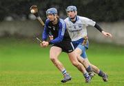 25 January 2012; Jason Forde, Nenagh CBS, in action against Seamus Kennedy, Thurles CBS. Dr Harty Cup, Quarter-Final Replay, Nenagh CBS v Thurles CBS, The Ragg GAA Grounds, Thurles, Co. Tipperary. Picture credit: Diarmuid Greene / SPORTSFILE