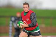 26 January 2012; Ireland's Sean Cronin in action during squad training ahead of their RBS Six Nations Rugby Championship game against Wales on February 5th. Ireland Rugby Squad Training, University of Limerick, Limerick. Picture credit: Diarmuid Greene / SPORTSFILE