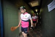 28 January 2012; Brian O'Meara, Tipperary, makes his way from the dressing room before the start of the game. Charity match in aid of Breast Cancer Ireland, Tipperary v Munster XV, McDonagh Park, Nenagh, Co. Tipperary. Picture credit: Matt Browne / SPORTSFILE