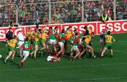 29 September 1996. Altercation between Meath and Mayo footballers. Meath v Mayo, All-Ireland Football Final Replay, Croke Park. Dublin. Picture Credit: David Maher/SPORTSFILE.