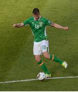 11 June 2017; Kevin Long of Republic of Ireland during the FIFA World Cup Qualifier Group D match between Republic of Ireland and Austria at Aviva Stadium, in Dublin.  Photo by Cody Glenn/Sportsfile
