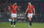 10 June 2017; Jonathan Sexton, right, and Ben Te'o of the British & Irish Lions during the match between Crusaders and the British & Irish Lions at AMI Stadium in Christchurch, New Zealand. Photo by Stephen McCarthy/Sportsfile