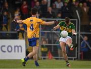 11 June 2017; James O'Donoghue of Kerry takes a free during the Munster GAA Football Senior Championship Semi-Final match between Kerry and Clare at Cusack Park, in Ennis, Co. Clare. Photo by Sam Barnes/Sportsfile