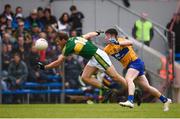 11 June 2017; Donnchadh Walsh of Kerry in action against David Tubridy of Clare during the Munster GAA Football Senior Championship Semi-Final match between Kerry and Clare at Cusack Park, in Ennis, Co. Clare. Photo by Sam Barnes/Sportsfile