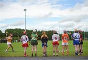 12 June 2017; Camogie competitors at the John West Skills Day in the National Sports Campus on Saturday 10th June. The Skills Day is an opportunity for Ireland’s rising football, hurling & camogie stars to show their skills ahead of the John West Féile na nÓg and John West Féile na nGael competitions. At Abbottstown in Dublin. Photo by Cody Glenn/Sportsfile