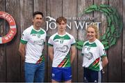 12 June 2017; Tom Dalton from Waterford, pictured with Donegal's Rory Kavanagh and Monaghan’s Eimear McAnespie after participating in the boys football competition at the John West Skills Day in the National Sports Campus on Saturday 10th June. The Skills Day is an opportunity for Ireland’s rising football, hurling & camogie stars to show their skills ahead of the John West Féile na nÓg and John West Féile na nGael competitions. At Abbottstown in Dublin. Photo by Cody Glenn/Sportsfile