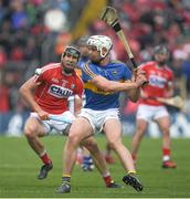 21 May 2017; Ronan Maher of Tipperary in action against Mark Ellis of Cork during the Munster GAA Hurling Senior Championship Semi-Final match between Tipperary and Cork at Semple Stadium in Thurles, Co Tipperary. Photo by Brendan Moran/Sportsfile