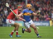 21 May 2017; John O’Dwyer of Tipperary in action against Stephen McDonnell of Cork during the Munster GAA Hurling Senior Championship Semi-Final match between Tipperary and Cork at Semple Stadium in Thurles, Co Tipperary. Photo by Brendan Moran/Sportsfile