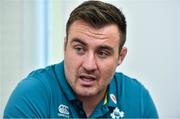 13 June 2017; Niall Scannell of Ireland during an Ireland Rugby Press Conference at Relo no Kaigishitsu in Tokyo, Japan. Photo by Brendan Moran/Sportsfile