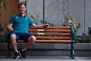 13 June 2017; Kieran Marmion of Ireland poses for a portrait after an Ireland Rugby Press Conference at Relo no Kaigishitsu in Tokyo, Japan. Photo by Brendan Moran/Sportsfile