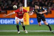 13 June 2017; Richard Buckman of the Highlanders in action against Sam Warburton of the British & Irish Lions during the match between the Highlanders and the British & Irish Lions at Forsyth Barr Stadium in Dunedin, New Zealand. Photo by Stephen McCarthy/Sportsfile