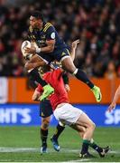 13 June 2017; Waisake Naholo of the Highlanders in action against Tommy Seymour of the British & Irish Lions during the match between the Highlanders and the British & Irish Lions at Forsyth Barr Stadium in Dunedin, New Zealand. Photo by Stephen McCarthy/Sportsfile