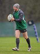 31 January 2012; Ireland's Gordon D'Arcy during squad training ahead of his side's RBS Six Nations Rugby Championship game against Wales on Sunday. Ireland Rugby Squad Training, Carton House, Maynooth, Co. Kildare. Picture credit: Stephen McCarthy / SPORTSFILE