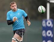 31 January 2012; Ireland's Jamie Heaslip during squad training ahead of his side's RBS Six Nations Rugby Championship game against Wales on Sunday. Ireland Rugby Squad Training, Carton House, Maynooth, Co. Kildare. Picture credit: Stephen McCarthy / SPORTSFILE
