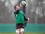 31 January 2012; Ireland's Peter O'Mahony during squad training ahead of his side's RBS Six Nations Rugby Championship game against Wales on Sunday. Ireland Rugby Squad Training, Carton House, Maynooth, Co. Kildare. Picture credit: Stephen McCarthy / SPORTSFILE