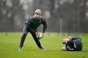31 January 2012; Ireland's Conor Murray during squad training ahead of his side's RBS Six Nations Rugby Championship game against Wales on Sunday. Ireland Rugby Squad Training, Carton House, Maynooth, Co. Kildare. Picture credit: Stephen McCarthy / SPORTSFILE