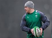 31 January 2012; Ireland's Sean O'Brien during squad training ahead of his side's RBS Six Nations Rugby Championship game against Wales on Sunday. Ireland Rugby Squad Training, Carton House, Maynooth, Co. Kildare. Picture credit: Stephen McCarthy / SPORTSFILE