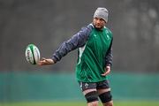 31 January 2012; Ireland's Dan Tuohy during squad training ahead of his side's RBS Six Nations Rugby Championship game against Wales on Sunday. Ireland Rugby Squad Training, Carton House, Maynooth, Co. Kildare. Picture credit: Stephen McCarthy / SPORTSFILE