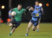 31 January 2012; David Egan, Athlone Institute of Technology, in action against David Larkin, University College Dublin. Irish Daily Mail Sigerson Cup, Round 1, University College Dublin v Athlone Institute of Technology, UCD, Belfield, Dublin. Photo by Sportsfile