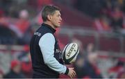 21 January 2017; Racing 92 defence coach Ronan O'Gara ahead of the European Rugby Champions Cup Pool 1 Round 6 match between Munster and Racing Metro 92 at Thomond Park in Limerick.  Photo by Brendan Moran/Sportsfile