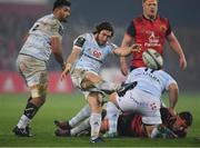 21 January 2017; Maxime Machenaud of Racing 92 during the European Rugby Champions Cup Pool 1 Round 6 match between Munster and Racing Metro 92 at Thomond Park in Limerick.  Photo by Brendan Moran/Sportsfile