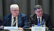 9 February 2017; Acting President of the Olympic Council of Ireland Willie O'Brien, right and Honorary General Secretary of the Olympic Council of Ireland Dermot Henihan in attendance during the Olympic Council of Ireland EGM at the Conrad Hotel in Dublin. Photo by Brendan Moran/Sportsfile