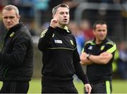 21 May 2017; Donegal Manager Rory Gallagher, centre, along with trainer Richard Thornton, left, the Ulster GAA Football Senior Championship Quarter-Final match between Donegal and Antrim at MacCumhaill Park in Ballybofey, Co Donegal. Photo by Oliver McVeigh/Sportsfile