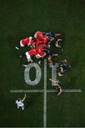 13 June 2017; The British and Irish Lions and Highlanders packs engage in a maul during the match between the Highlanders and the British & Irish Lions at Forsyth Barr Stadium in Dunedin, New Zealand. Photo by Stephen McCarthy/Sportsfile