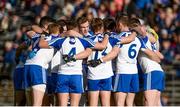 20 May 2017; Jack Mc Carron of Monaghan, centre, during the pre match huddle before the Ulster GAA Football Senior Championship Preliminary Round match between Monaghan and Fermanagh at St Tiernach's Park in Clones, Co. Monaghan. Photo by Oliver McVeigh/Sportsfile