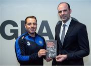 13 June 2017; The GPA today launched a new three year strategic plan for the organisation which will focus on enhancing player representation and investing in the personal development of the intercounty players over the next three years.  In attendance at the GPA Strategic Plan Launch is Noel Connors of Waterford, left and Dermot Earley, CEO of the GPA, at the GPA in Santry, Dublin. Photo by Eóin Noonan/Sportsfile