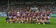 28 May 2017; The Wexford team ahead of the Leinster GAA Hurling Senior Championship Quarter-Final match between Laois and Wexford at O'Moore Park, in Portlaoise, Co. Laois. Photo by Ray McManus/Sportsfile
