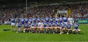 28 May 2017; The Laois panel ahead of the Leinster GAA Hurling Senior Championship Quarter-Final match between Laois and Wexford at O'Moore Park, in Portlaoise, Co. Laois. Photo by Ray McManus/Sportsfile