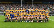 4 June 2017; The Clare panel ahead of the Munster GAA Hurling Senior Championship Semi-Final match between Limerick and Clare at Semple Stadium, in Thurles, Co. Tipperary. Photo by Ray McManus/Sportsfile