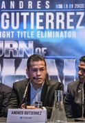 14 June 2017; Andres Gutierrez during a Press Conference at Europa Hotel, in Belfast.  Photo by Matt Browne/Sportsfile