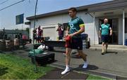 15 June 2017; Paddy Jackson of Ireland before an Ireland rugby squad training session in Tokyo, Japan. Photo by Brendan Moran/Sportsfile