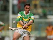 9 June 2002; Rory Hanniffy of Offaly during the Guinness Leinster Senior Hurling Championship Semi-Final match between Kilkenny and Offaly at Semple Stadium in Thurles, Tipperary. Photo by Ray McManus/Sportsfile