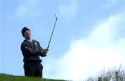 26 April 2002; Philip Walton of Ireland watches his tee shot at the 15th tee box during day two of the Smurfit Irish PGA Championship at Westport Golf Club in Westport, Mayo. Photo by Brendan Moran/Sportsfile