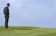 26 April 2002; Philip Walton of Ireland awaits his turn on the 14th fairway during day two of the Smurfit Irish PGA Championship at Westport Golf Club in Westport, Mayo. Photo by Brendan Moran/Sportsfile
