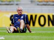 15 June 2002; Republic of Ireland manager Mick McCarthy during a training session at Suwon World Cup Stadium in Suwon, South Korea, prior to their FIFA World Cup 2002 Round of 16 match between Spain. Photo by David Maher/Sportsfile