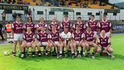 15 June 2002; The Galway panel prior to the Guinness All-Ireland Senior Hurling Championship Qualifing Round 1 match between Galway and Down at Casement Park in Belfast. Photo by Damien Eagers/Sportsfile
