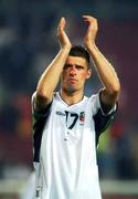 16 June 2002; Niall Quinn of Republic of Ireland following his side's defeat during the FIFA World Cup 2002 Round of 16 match between Spain and Republic of Ireland at Suwon World Cup Stadium in Suwon, South Korea. Photo by David Maher/Sportsfile